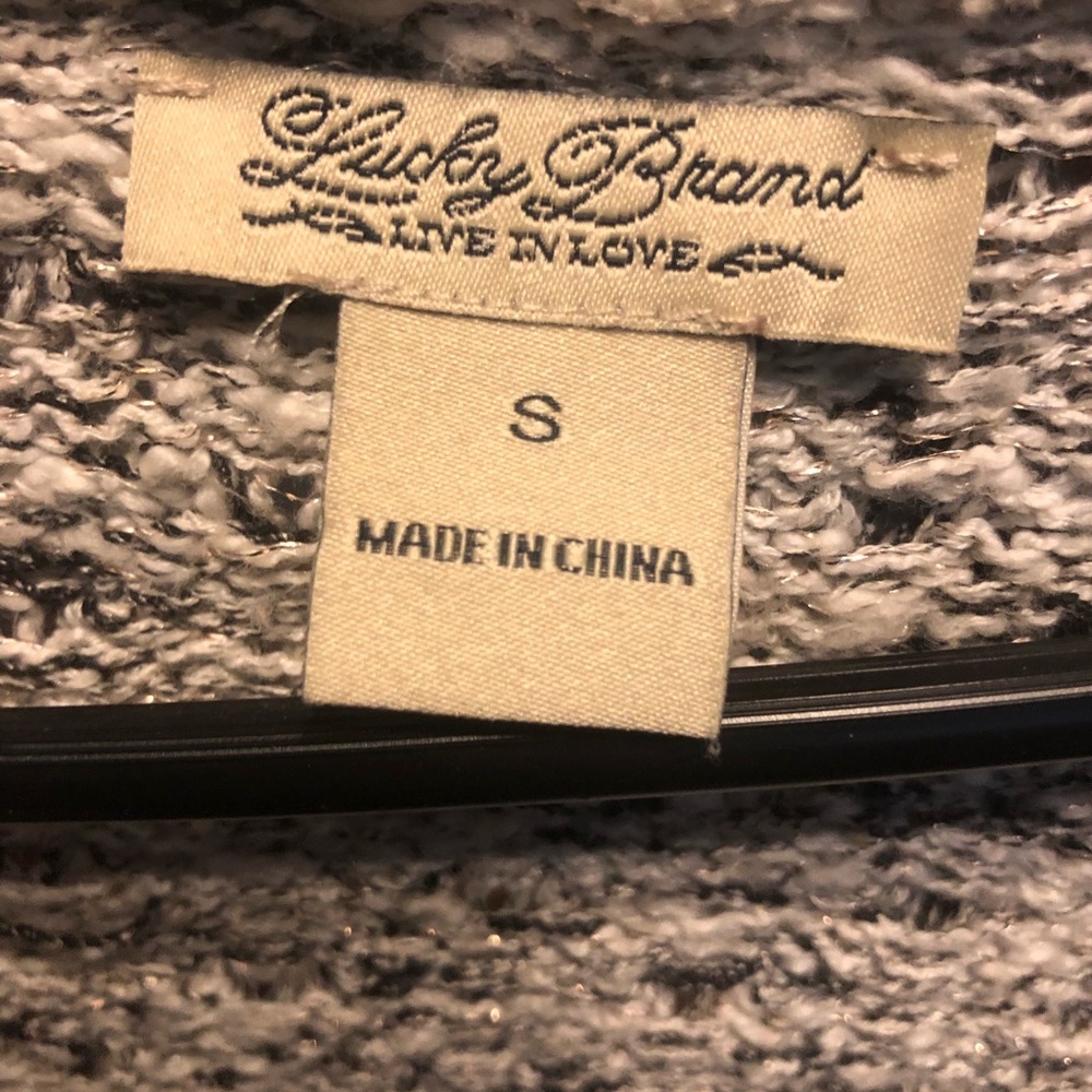 Grey oversized cardigan